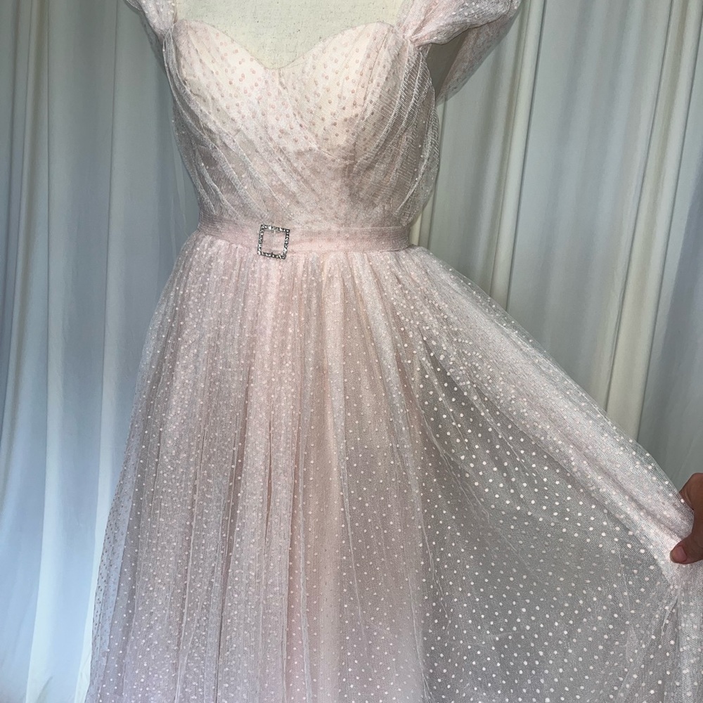 Vintage Pink Gown -Glinda from Wicked and The Wizard of Oz Halloween Costume - Picture 5 of 11